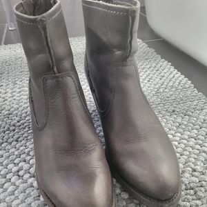Frye leather booties.